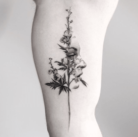 tätowierung, tätowierer, feines linientattoo, schwarz-graues tattoo, tattoo-idee, tattoo-inspiration, tattoo-kunst, eingefärbt, inkedmag