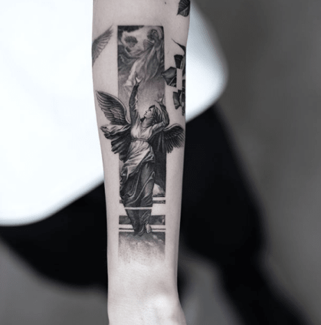 tätowierung, tätowierer, feines linientattoo, schwarz-graues tattoo, tattoo-idee, tattoo-inspiration, tattoo-kunst, eingefärbt, inkedmag