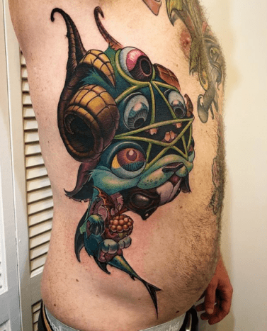 tätowierung, tätowierer, eingefärbt, inkedmag, new school tattoo, tattoo design, tattoo art, tattoo inspiration