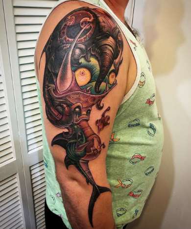 tätowierung, tätowierer, eingefärbt, inkedmag, new school tattoo, tattoo design, tattoo art, tattoo inspiration