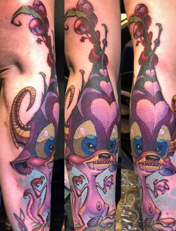 tätowierung, tätowierer, eingefärbt, inkedmag, new school tattoo, tattoo design, tattoo art, tattoo inspiration