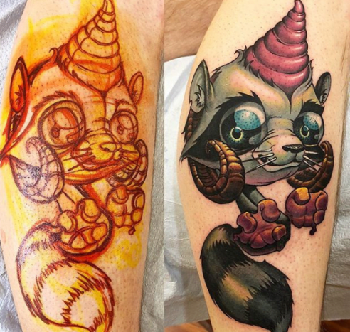 tätowierung, tätowierer, eingefärbt, inkedmag, new school tattoo, tattoo design, tattoo art, tattoo inspiration