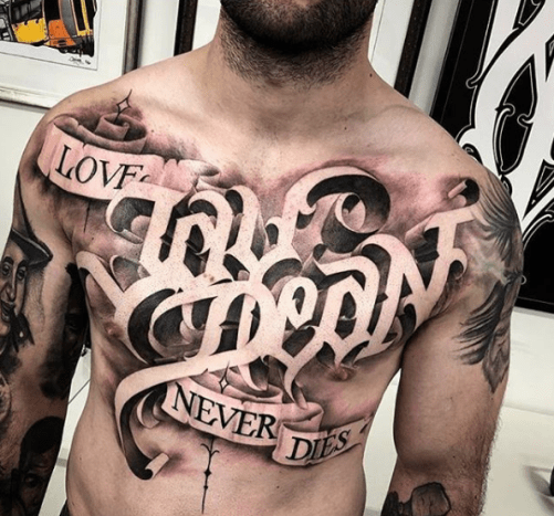 tetování, tetování, tetování na hrudi, nápad na tetování, inspirace tetováním, design tetování, inkoust, inkoust