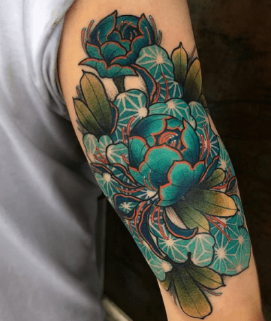 květinové tetování 21