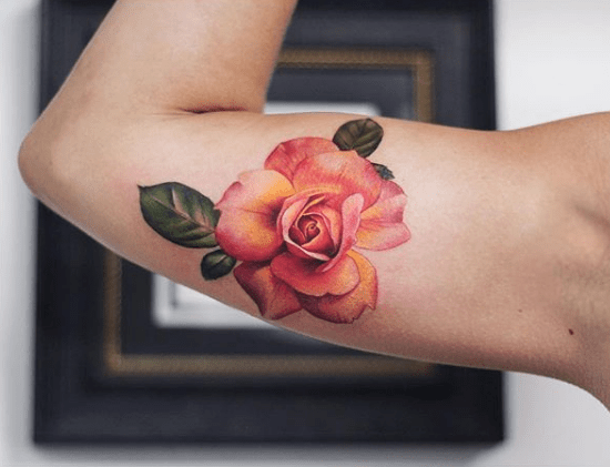 květinové tetování 28