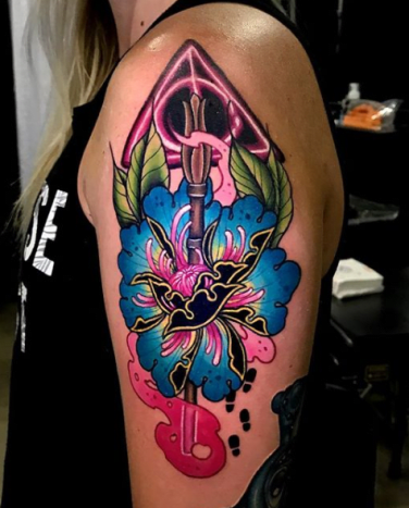 květinové tetování 33