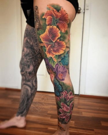 tetování, tetování, tetování, návrh tetování, nápady na tetování, květinové tetování, inkoust, inkoust