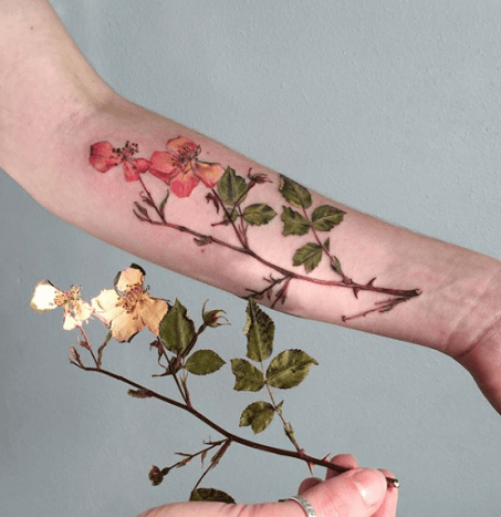 květinové tetování 63