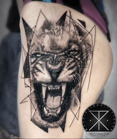 tätowierung, tätowierer, tätowierungskunst, tattoo-design, tattoo-inspiration, löwen-tattoo, tiger-tattoo, eingefärbt, inkedmag