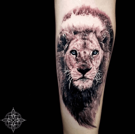 tätowierung, tätowierer, tätowierungskunst, tätowierungsdesign, tätowierungsinspiration, löwentattoo, tigertätowierung, eingefärbt, inkedmag