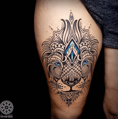 tätowierung, tätowierer, tätowierungskunst, tattoo-design, tattoo-inspiration, löwen-tattoo, tiger-tattoo, eingefärbt, inkedmag