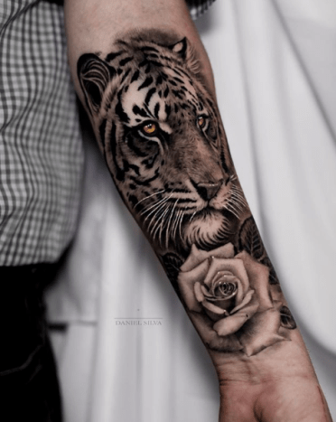 tätowierung, tätowierer, tätowierungskunst, tattoo-design, tattoo-inspiration, löwen-tattoo, tiger-tattoo, eingefärbt, inkedmag