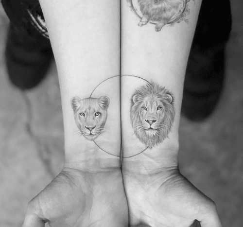 tetování, tetování, tetování, tetování, inspirace tetováním, tetování lva, tetování tygra, napuštěné inkoustem, inkedmag