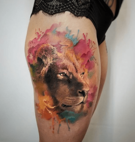 tätowierung, tätowierer, tätowierungskunst, tätowierungsdesign, tätowierungsinspiration, löwentattoo, tigertätowierung, eingefärbt, inkedmag