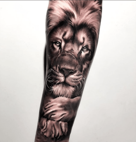 tätowierung, tätowierer, tätowierungskunst, tätowierungsdesign, tätowierungsinspiration, löwentattoo, tigertätowierung, eingefärbt, inkedmag