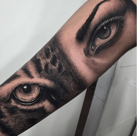 tätowierung, tätowierer, tätowierungskunst, tattoo-design, tattoo-inspiration, löwen-tattoo, tiger-tattoo, eingefärbt, inkedmag