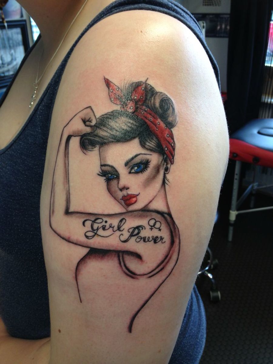 Pinup-girl-tattoo-girlpower