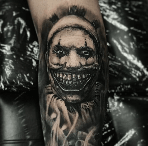 Tattoo, Tätowierer, Tattoo-Idee, Tattoo-Inspiration, Tattoo-Design, Tattoo-Kunst, Horror-Tattoo, eingefärbt, inkedmag