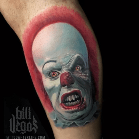 Tattoo, Tätowierer, Tattoo-Idee, Tattoo-Inspiration, Tattoo-Design, Tattoo-Kunst, Horror-Tattoo, eingefärbt, inkedmag