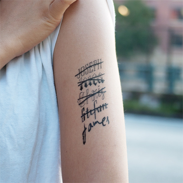 77 interessante Namenstattoos und brillante Namenstattoo-Ideen