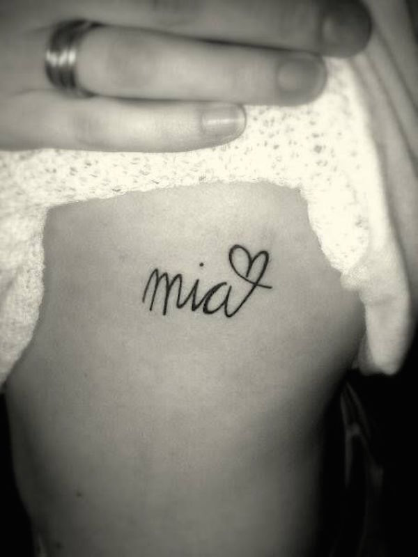 77 interessante Namenstattoos und brillante Namenstattoo-Ideen