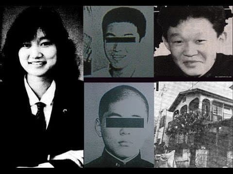 Fotografie přes escritoconsangre Japonskému teenagerovi jménem Junko Furuta bylo pouhých 17 let, když byla unesena skupinou mladých mužů. Po dobu 44 dní ji drželi v zajetí v domě jednoho z rodičů těchto mužů a mučili ji do té míry, že zemřela. To je jen část toho, co musela snášet, než podlehla svým zraněním. Znásilnil ji více než 400krát, včetně toho, že pozval své přátele, aby přišli do domu, aby ji ponížili a znásilnili. Vyhladověl ji. Porazte ji několikrát golfovými holemi, bambusovými tyčemi a železnými tyčemi. Používá se jako A.