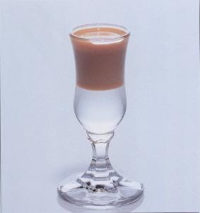 Kluzká bradavka Co je v ní: 1 díl irského krému Baileys 1 díl Sambuca Co dělat: Nalijte Sambucu do sklenice, poté nalijte Baileys nahoru, aby se obě kapaliny nemíchaly.