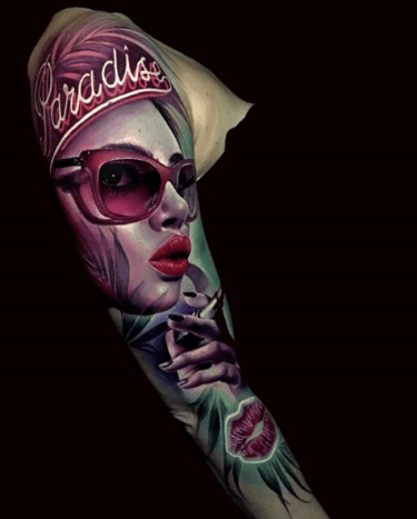Tattoo by @sambarbertattooSobald du deinen Termin gebucht und gespart hast, ist es an der Zeit, sich tätowieren zu lassen! Dies ist sowohl der einfache als auch der schwierige Teil, wenn es darum geht, eine Hülle zu erstellen. Denken Sie daran, dass ein paar Stunden Schmerz zu einem Leben voller epischer Tinte führen.