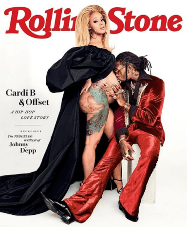 Cardi B a její muž sklouzli na obálce časopisu Rolling Stone.