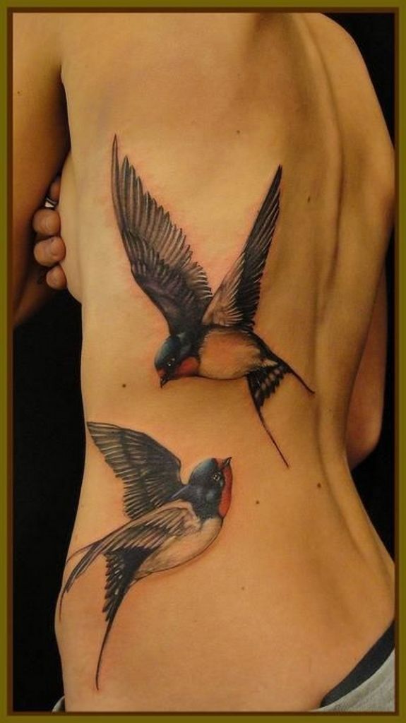 90 erstaunliche Vogel-Tattoos