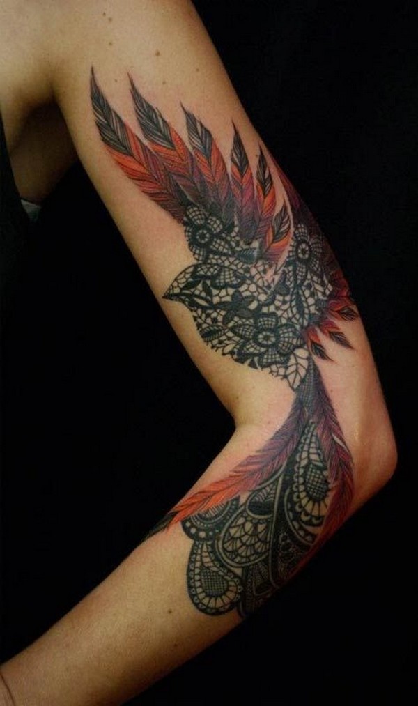 90 úžasných tetování ptáků