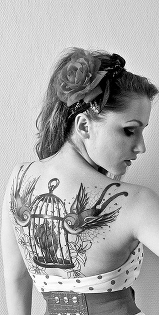 90 erstaunliche Vogel-Tattoos