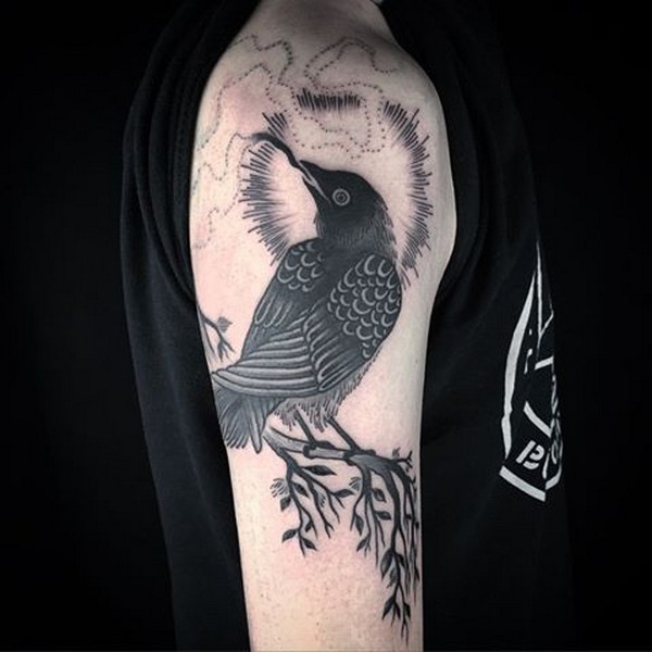 90 erstaunliche Vogel-Tattoos