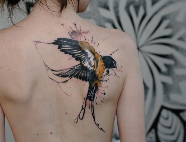 90 erstaunliche Vogel-Tattoos