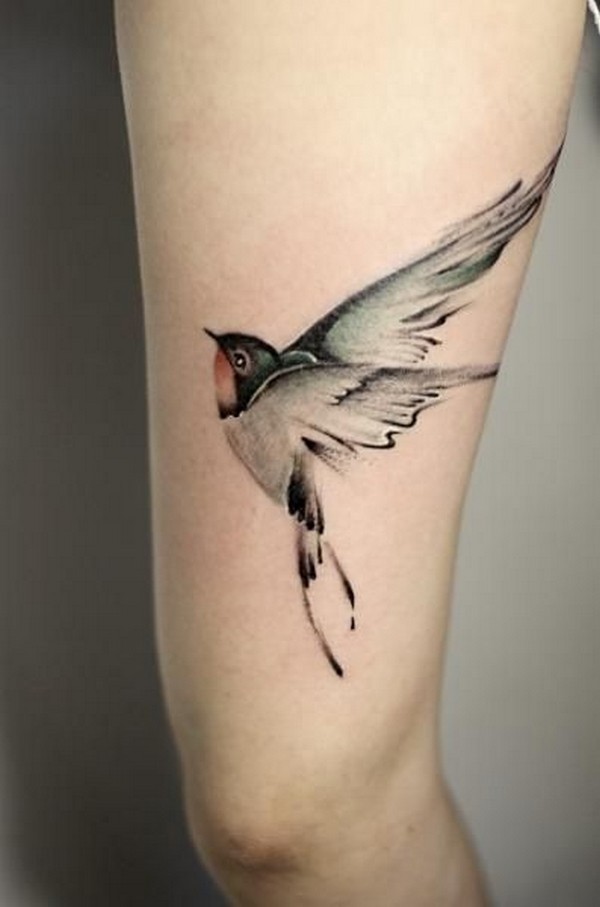 90 erstaunliche Vogel-Tattoos