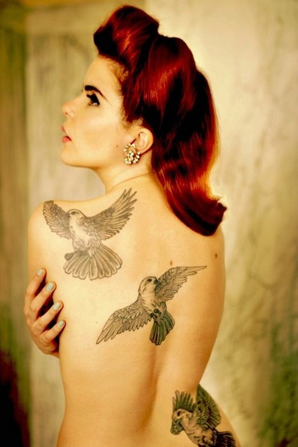 90 erstaunliche Vogel-Tattoos