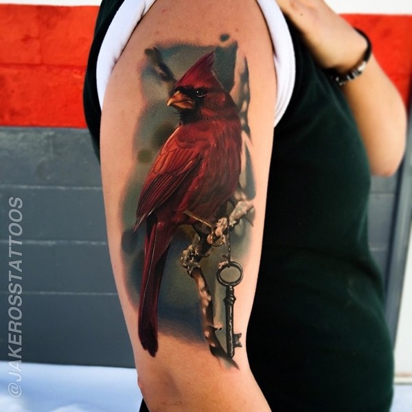 90 erstaunliche Vogel-Tattoos