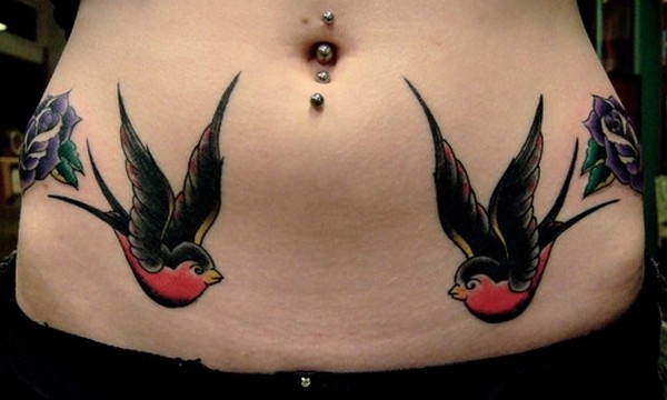 90 erstaunliche Vogel-Tattoos