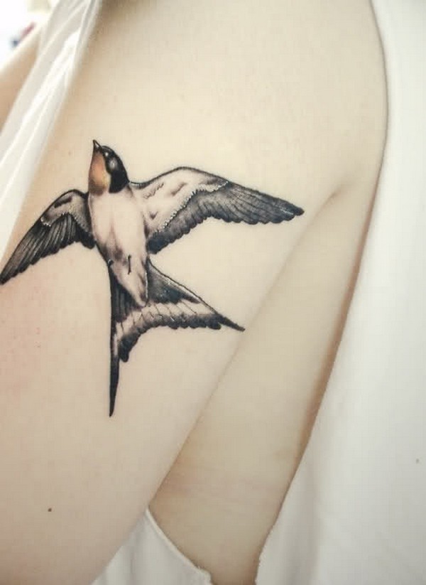 90 erstaunliche Vogel-Tattoos