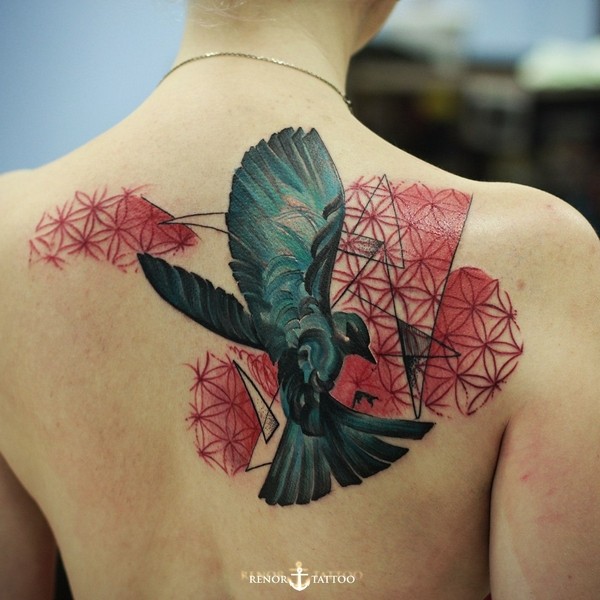 90 erstaunliche Vogel-Tattoos