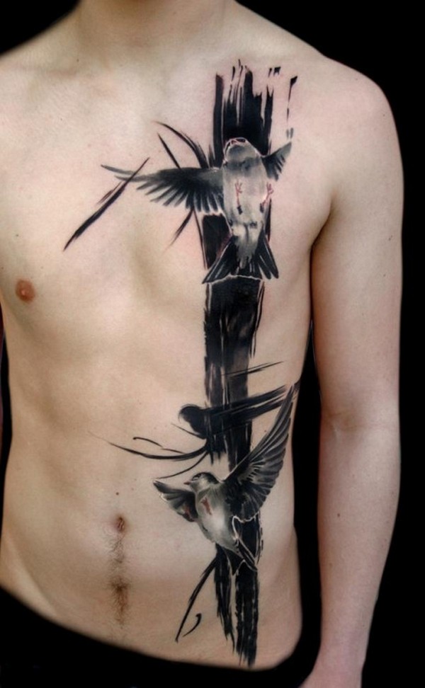 90 erstaunliche Vogel-Tattoos