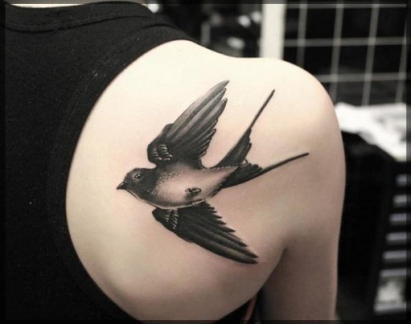 90 erstaunliche Vogel-Tattoos