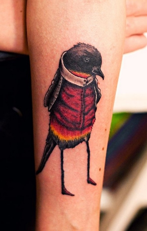 90 erstaunliche Vogel-Tattoos