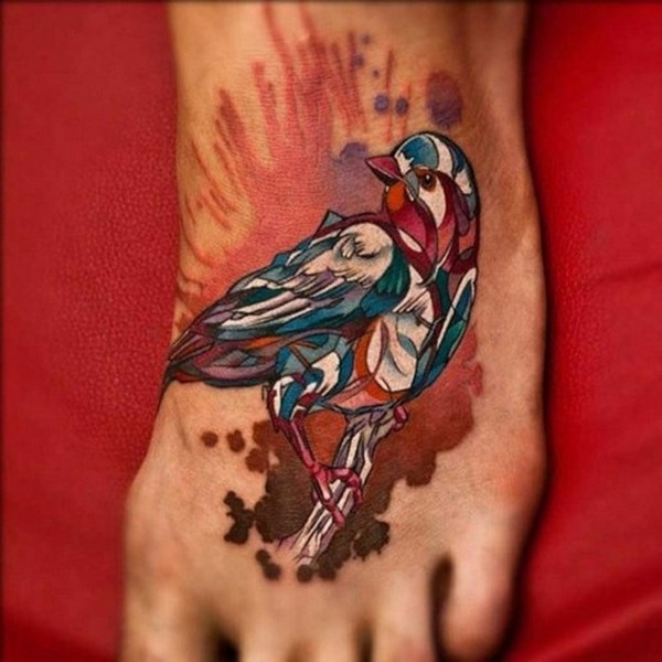 90 erstaunliche Vogel-Tattoos