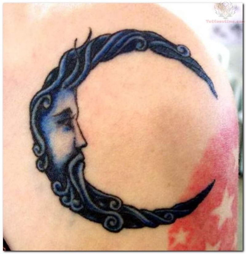 91 Mond-Tattoos, die nicht von dieser Welt sind