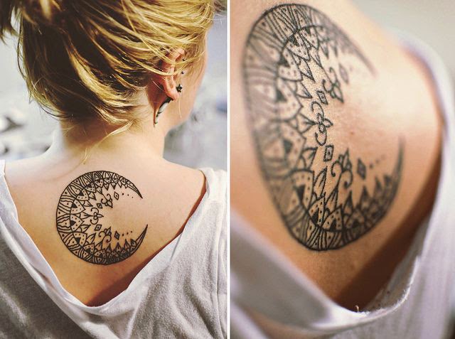 91 Mond-Tattoos, die nicht von dieser Welt sind