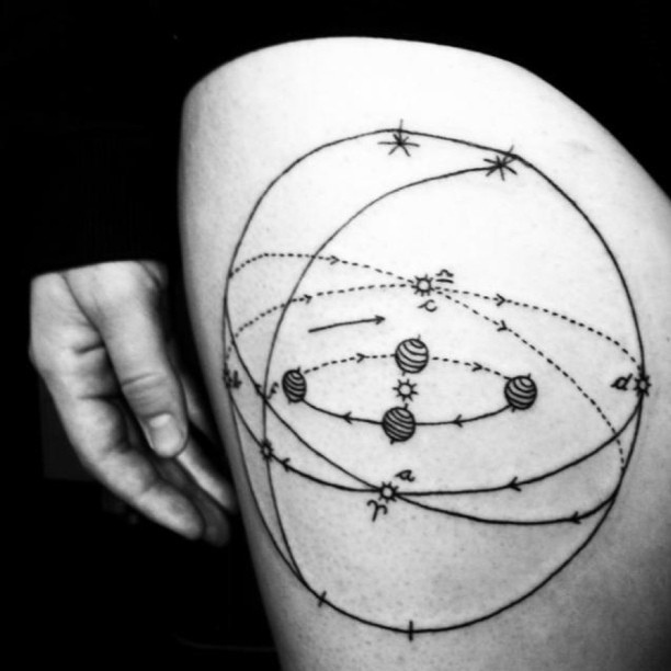 91 Mond-Tattoos, die nicht von dieser Welt sind