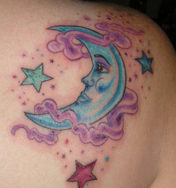 91 Mond-Tattoos, die nicht von dieser Welt sind