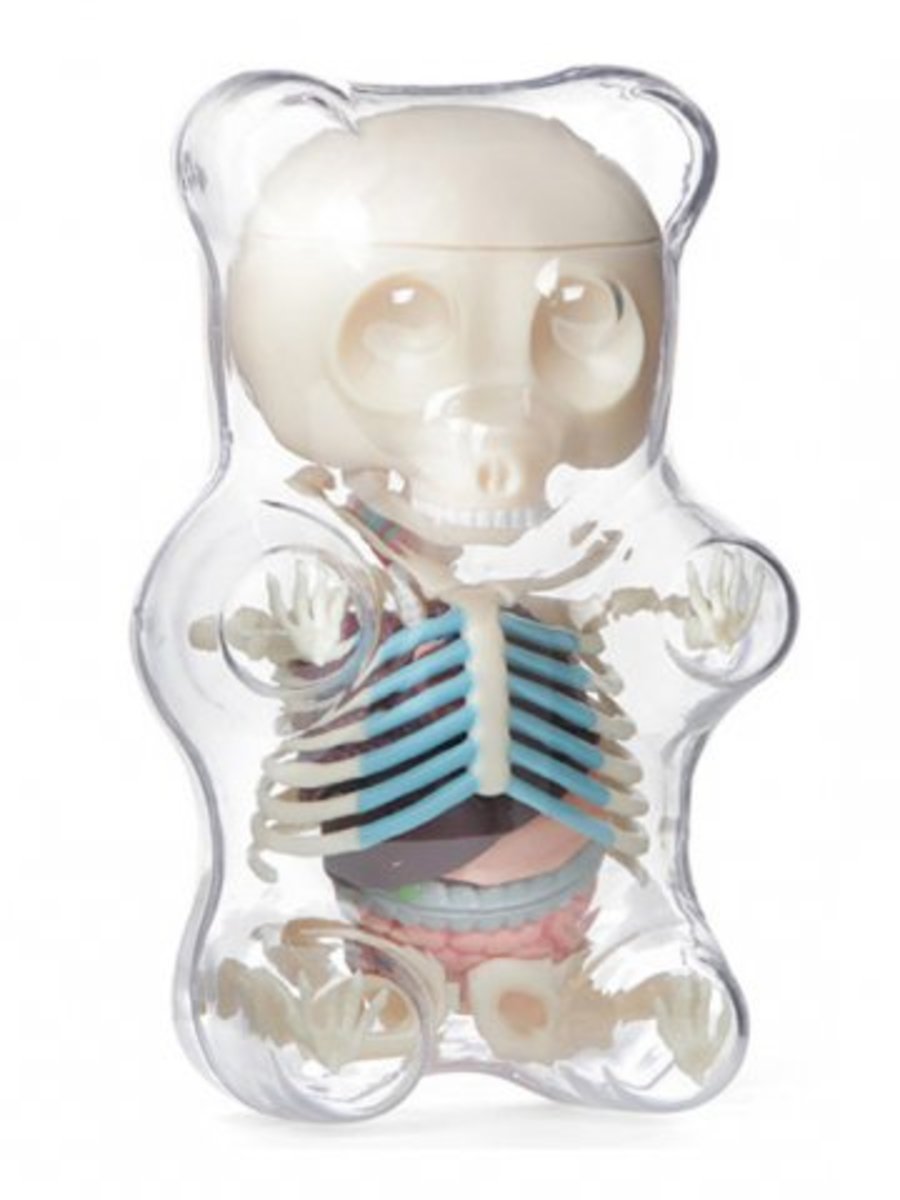 Erhältlich bei INKEDSHOP.COM: Anatomie Gummibärchen