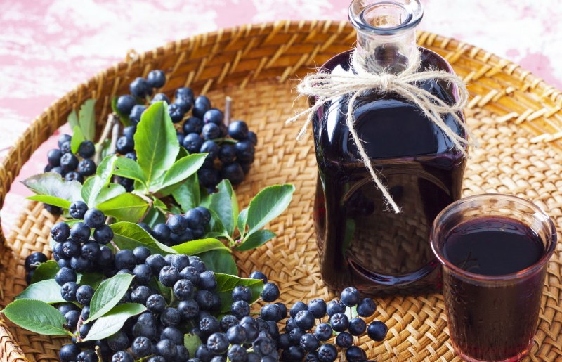 recette de teinture d'aronia sur vodka